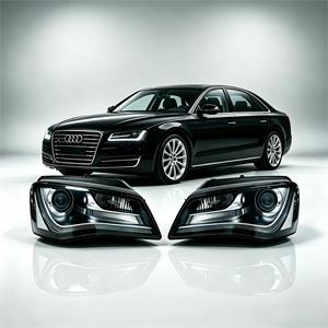 Faros Delanteros de Xenón Remanufacturados OEM para <span class=keywords><strong>Audi</strong></span> A8 D4 2010-2017, Ensamblaje de Faros Delanteros Listos para Instalar - Product Image 1