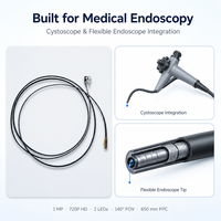 Module de caméra endoscopique HD 720P avec capteur CMOS 1280x720, grand angle 140°, sortie MIPI, longueur 650 mm, FPC personnalisable pour OEM médical