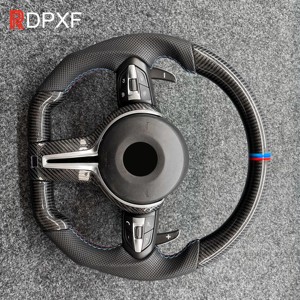 <span class=keywords><strong>Volante</strong></span> Deportivo de Cuero con LED y Fibra de Carbono <span class=keywords><strong>M</strong></span> Performance para <span class=keywords><strong>BMW</strong></span> F30 F32 F10 F20 F82 E46 <span class=keywords><strong>E60</strong></span> E90 M3 M5 - Product Image 2