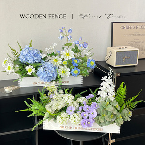 Flores Artificiales de Seda Hechas a Mano de 50 cm, Arreglo Floral Colorido, Decoración para el Día de la Madre, Graduación, Hogar, Sala de Estar, Mesa de Comedor - Product Image 2