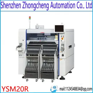 Máquina SMT usada de alta precisão YSM20R Máquina de picareta e colocação usada Máquina SMT usada para montagem de PBC de Yamaha Productin