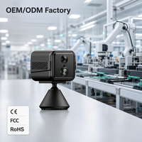 Nouvelle caméra IP Wifi mini CCTV 4mp avec batterie, vision nocturne, caméra 4g avec carte SIM, audio bidirectionnel, caméra réseau pour la maison