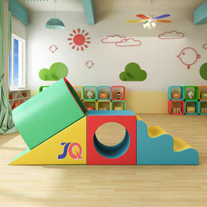 Équipement de terrain de jeu intérieur Offre Spéciale Tunnel de jeu doux Ensemble de grimpeur pour enfants d'âge préscolaire Formes d'entraînement sensoriel Soft <span class=keywords><strong>Play</strong></span> Intérieur - Product Image 1