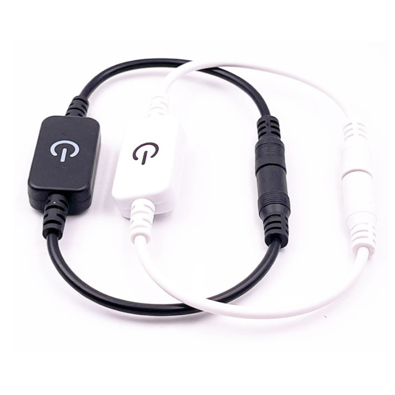 Сенсорный переключатель для подсветки кабеля, белый или черный цвет