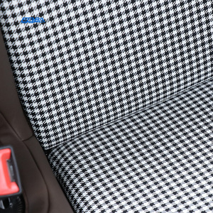 Asientos de Carreras Ajustables de Fibra de Carbono con Diseño Marrón y Patrón de Pata de Gallo para Porsche Boxster - Product Image 4