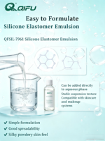 QIFU Silikon Elastomer Suspensi Bahan Baku Kosmetik Pengontrol Minyak Soft Focus untuk Makeup & Perawatan Kulit Pasokan Langsung Pabrik