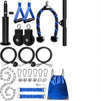 Système de poulie à câble réglable SERTT 330 lb pour entraînement des bras à domicile - Accessoires de gym pour triceps/biceps et tirage LAT