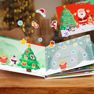 <span class=keywords><strong>2025</strong></span> năm mới giáng sinh cuốn sách bận rộn bé Giáo Dục Tiểu học giấy Sticker trẻ em sách bận rộn - Product Image 5