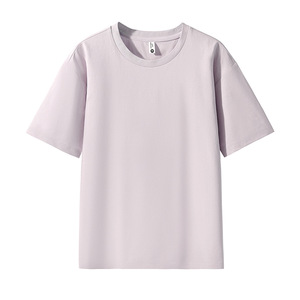 T-shirt da uomo vintage distressed a maniche corte in cotone pettinato traspirante, vestibilità ampia, per adolescenti, di tendenza, all'ingrosso, supporto OEM e ODM per il commercio transfrontaliero estivo - Product Image 3