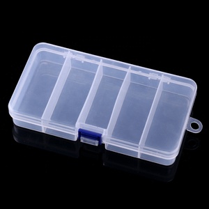 Hengjia grande boîte à outils en plastique à 5 grilles pour la pêche pour le stockage d'accessoires de rivière de lac de ruisseau - Product Image 3