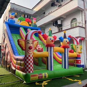 Tobogán Inflable con Temática de Payaso de Carnaval, Tobogán Inflable Comercial para Jugar - Product Image 1