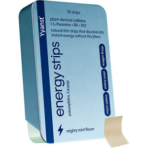 OEM/ODM Tiras Orales Energéticas para Adultos con Cafeína Derivada de Plantas, L-Teanina, Sin Azúcar, Veganas, Sin Gluten, Suplemento Dietético para la Concentración - Product Image 1