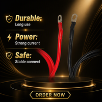 Câble de connexion de batterie pour onduleur solaire automobile en silicone flexible du fabricant