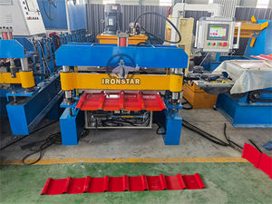 IRONSTAR 남아프리카 공화국 알루미늄 아연 Ibr 루핑 시트 기계 만들기 다채로운 강철 타일 기어 베어링 모터-경쟁력있는 가격 - Product Image 3