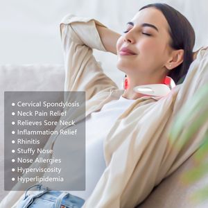 Pasokan medis elektrik untuk pelega nyeri leher 650nm pengobatan Laser cahaya merah Spondylosis fisioterapi - Product Image 4
