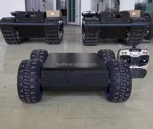 Châssis de robot télécommandé à 4 roues, châssis porte-pneus, châssis UGV électrique à 4 roues - Product Image 2
