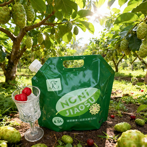 Bolsa de aluminio de 4.5L para envasado de alimentos, duradera, a prueba de fugas, con boquilla y asa, para jugo, bebidas y gelatina. - Product Image 1