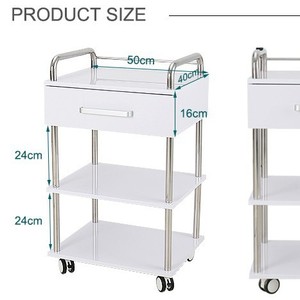 Dongpin Beauty Multifunctional Storage <b>Cart</b> 50x40x84.9cm Hospital Ward Mobile <b>Tool</b> <b>Cart</b> - Product Image 3