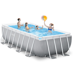 <span class=keywords><strong>INTEX</strong></span> 26792 16 pieds X 8 pieds X 42 pouces prisme cadre métallique ensemble de piscine <span class=keywords><strong>rectangulaire</strong></span> - Product Image 2