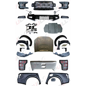 Nuevo kit <span class=keywords><strong>de</strong></span> carrocería <span class=keywords><strong>de</strong></span> coche <span class=keywords><strong>de</strong></span> alta calidad para Ranger 2012-2021 a F150 2018 <span class=keywords><strong>HULK</strong></span> incluye parachoques delantero y trasero - Product Image 3