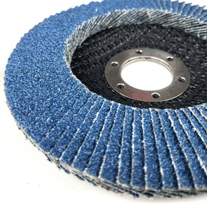 Disk Flap Zirkonia 4.5" 115*22mm Tipe 40 Grit 60 Grit 80 Grit untuk Baja Tahan Karat - Product Image 2
