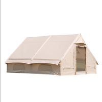 Tente gonflable étanche de type extensible pour camping en plein air, en tissu Oxford, portable, quatre saisons, équipement de tourisme pour la nuit