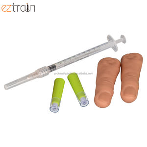 Modèle de test sanguin de piqûre de doigt pour le test de glucose de simulateur de mannequin de modèle de Silicone de Science médicale - Product Image 1