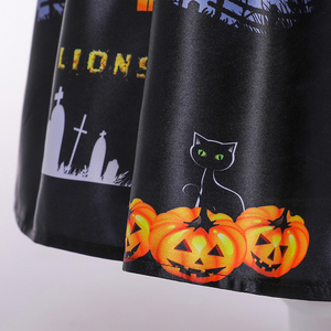 ชุดแม่มดฮาโลวีนสำหรับเด็กผู้หญิง, ชุดคอสเพลย์แม่มดพร้อมหมวกชุดแต่งกายดีลักซ์ - Product Image 4