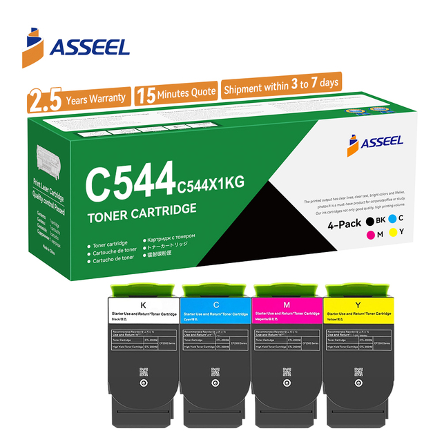 C544X1KG Extra High Yield Black Toner Cartridge 6K Pages 30 Months Warranty Original