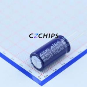 Condensateur électrolytique en aluminium à montage traversant ERS1VM222L30OT, composant à montage traversant THT, D16xL30mm 2200uF 20% 35V 7.5mm - Product Image 1