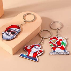Accessoires Weny, porte-clés Père Noël, dessin animé de Noël personnalisé, ski cool - Product Image 3