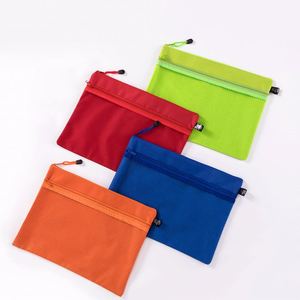 Bolsa de PVC con Cierre, Impermeable, con Malla, Organizador de Documentos Tamaño A4, Bolsa con Cierre para Archivos, Material de Oficina y Escolar, Bolsa de Navidad - Product Image 2