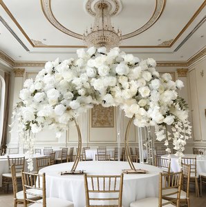 Vendita Calda: Sfera di Fiori Artificiali in Seta per Centrotavola Matrimoniale, Fiori Decorativi per Eventi e Feste, Personalizzabili - Product Image 5