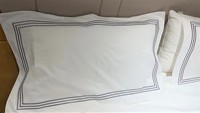 Ensemble de couvre-lit de luxe pour hôtel, couette, literie, coton satiné 300tc, taille king, usage hospitalier, antibactérien