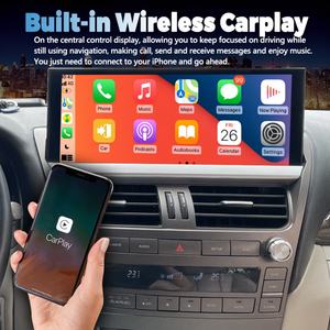 Autoradio Android avec écran QLED de 12,3 pouces, CarPlay, pour Lexus LS460 LS600 2006-2012, lecteur multimédia, navigation, stéréo, GPS, autoradio - Product Image 6