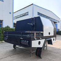 Capot et plateau personnalisés en aluminium 4x4 pour cabine simple avec boîte latérale et protection anti-éclaboussures pour pick-up