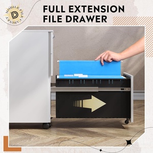 <span class=keywords><strong>3</strong></span> أدراج مع تجميع تجاري بالكامل ، للاستخدام المكتبي المنزلي في المنزل - Product Image 6
