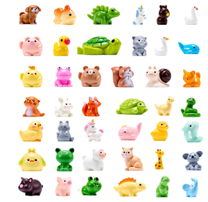 حيوانات صغيرة من الراتنج 40 نمط حيوانات صغيرة من الراتنج تماثيل حيوانات صغيرة من الراتنج - Product Image 4