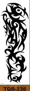Manga de brazo grande <span class=keywords><strong>para</strong></span> hombre, pegatina de tatuaje temporal Sexy, a prueba de agua, de color negro, flor de calavera grande, pegatina de tatuaje de espalda completa permanente - Product Image 6