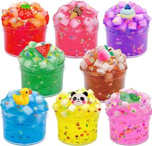 70ML Gelatina Transparente en Cubos, Slime de Coco, Espuma Esponjosa, Arcilla de Colores, Juguete Educativo DIY Seguro, No Tóxico, para Aliviar el Estrés, Plástico - Product Image 2