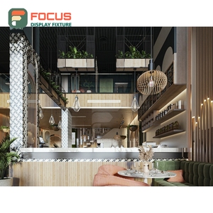 ตู้โชว์กาแฟแบบมีไฟ ตู้โชว์กาแฟทรงสูงแบบตั้งพื้น ผิวไม้ด้าน - Product Image 5