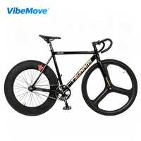 Vélo de piste à vitesses fixes SNM100 en alliage de magnésium, vélo de montagne à trois roues, vélo monovitesse double pour adultes