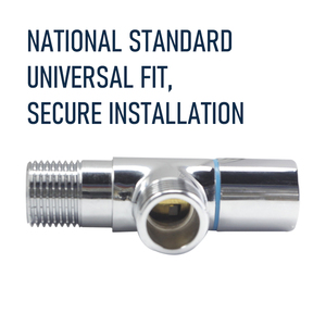 PPW Messing 1/2 Zoll Chrom-Finish Eckventil zur Steuerung von Haushaltstoiletten, Warmwasserbereitern und Warmwasserhähnen – Universelles Dreieck-Stoppventil - Product Image 5