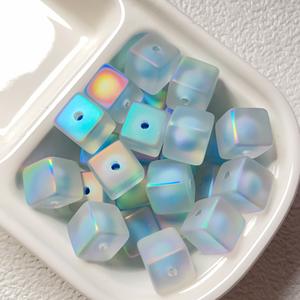 High-quality UV-coated Straight-hole Acrylic Beads for DIY Handmade Materials <b>Bracelets</b> Mobile <b>Phone</b> Chains Accessories - Product Image 3