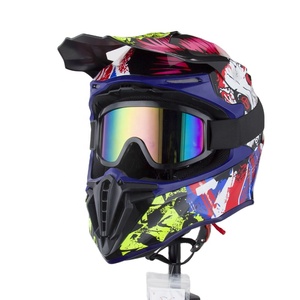 Casco da motociclista fuoristrada certificato virtute DOT: nuovo Design grafico personalizzato, sicurezza e stile per i motociclisti fuoristrada - Product Image 5