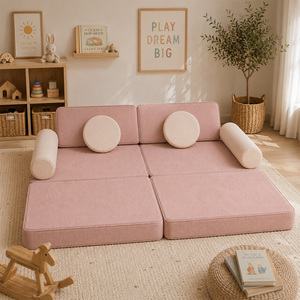 Canapé modulaire pour enfants en mousse haute densité, canapé de jeu <span class=keywords><strong>convertible</strong></span>, meubles durables et lavables pour tout-petits - Product Image 5