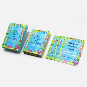 Impression d'usine Jeux de cartes de solution de problème sans sommeil personnalisés de haute qualité Relax to Sleep Music Card Set pour adulte - Product Image 2