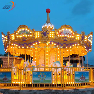 Nouveau Design attrayant chinois rotatif de luxe carrousel prix pour parc d'attractions - Product Image 2