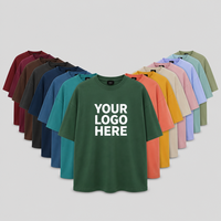 260GSM Glattes Baumwoll-T-Shirt für Herren und Damen, Klassische Passform, Einfarbig, Rundhalsausschnitt, Kurzarm, Sublimationsgeeignet
