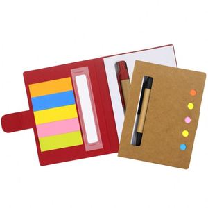 Papelería Creativa para Oficina y Escuela, Bloc de Notas Ecológico, Notas Adhesivas Personalizadas, Bolígrafo Reciclado, Cubierta de Corcho, Papel Kraft - Product Image 4